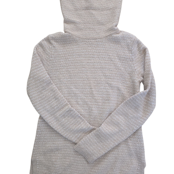 Lands' End‎ Classic Tan Cowl Neck Sweater - Picture 3 of 9